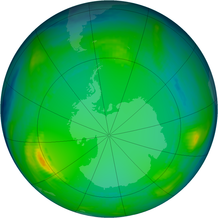Ozone Map 1980-07-16